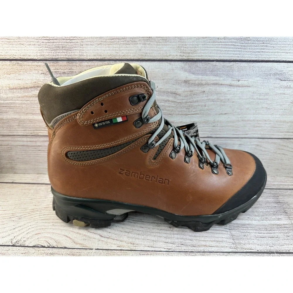 Zamberlan Men's Waxed Brick Vioz Lux GTX RR Lace Up Hiking Boots Size 11